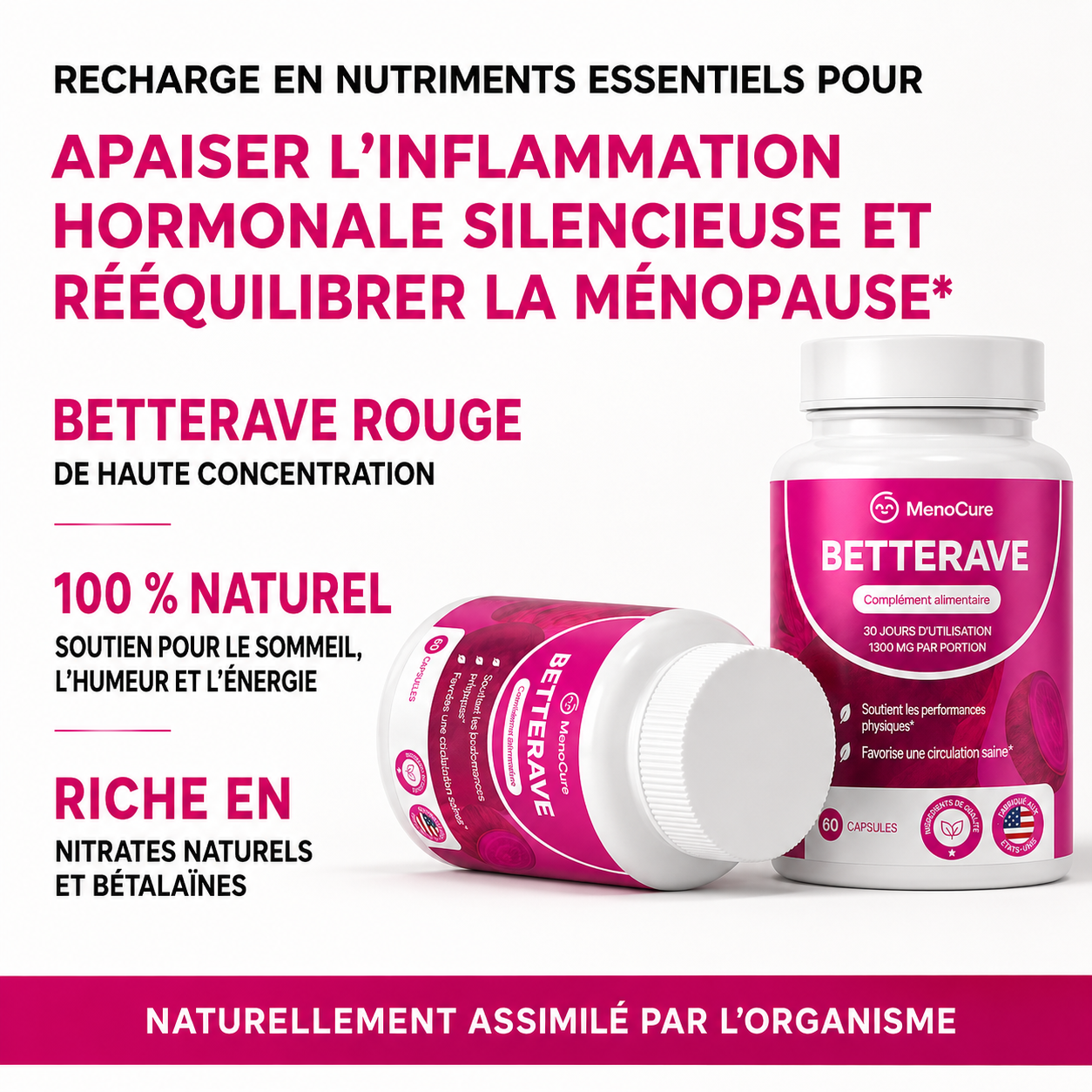 MenoCare — Régule le sommeil et relance le métabolisme