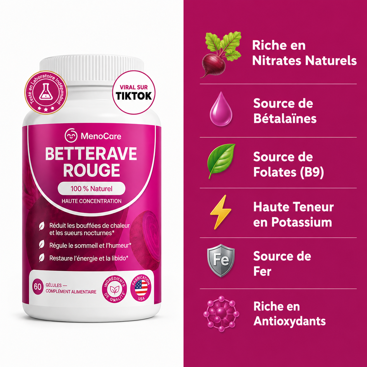 MenoCare — Régule le sommeil et relance le métabolisme